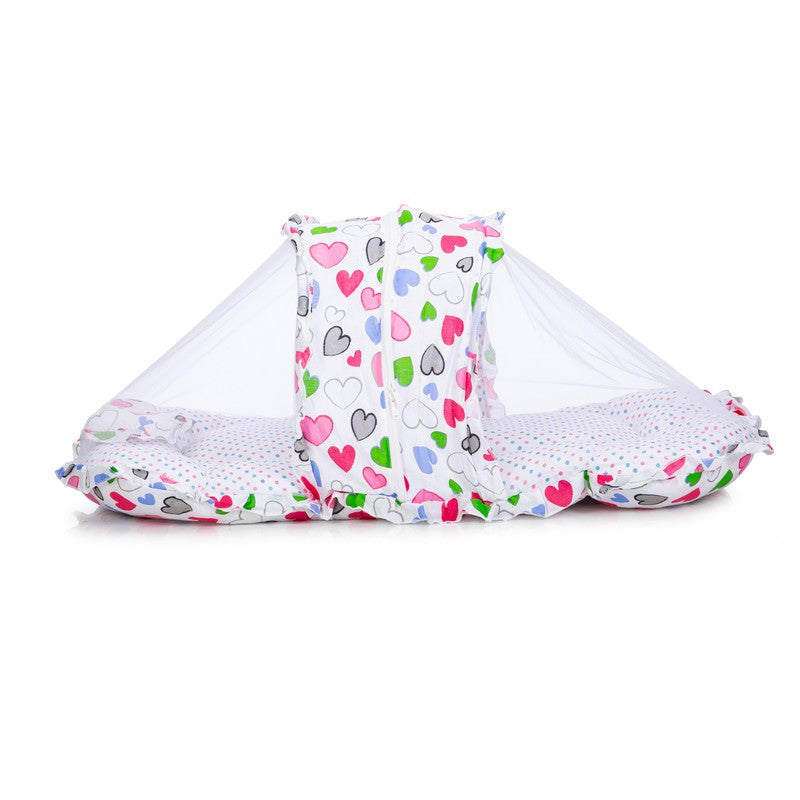 Heart Jumbo Extra Large Baby Bedding Set with Mosquito net and Pillow