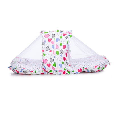 Heart Jumbo Extra Large Baby Bedding Set with Mosquito net and Pillow