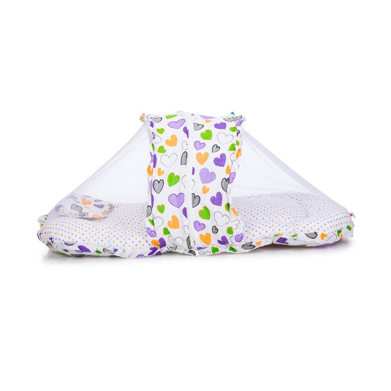 Heart Jumbo Extra Large Baby Bedding Set with Mosquito net and Pillow