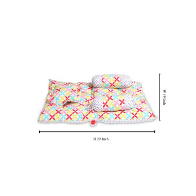 Baby 4 Piece Bedding Set with Pillow and Bolsters