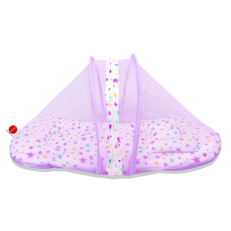 Baby Bedding Set with Mosquito net and Pillow (Purple)