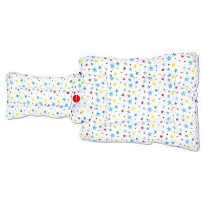 Joy 3 in 1 Baby Bed & Carry Nest Cotton Baby Bedding for New Born & Infant (Star Print, Blue)