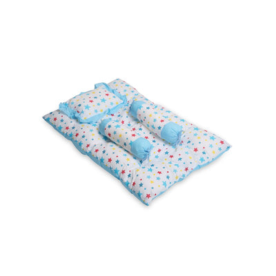 Joy Baby 4 Piece Bedding Set with Pillow and Bolsters