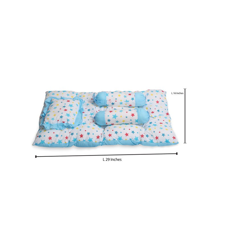 Joy Baby 4 Piece Bedding Set with Pillow and Bolsters