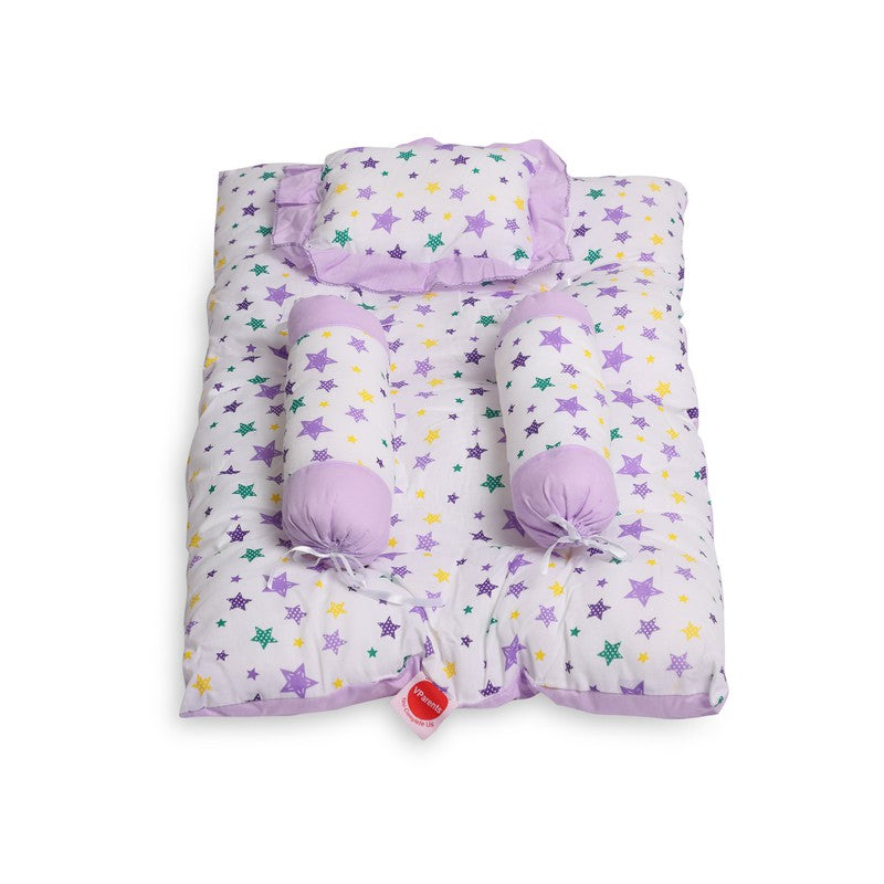 Joy Baby 4 Piece Bedding Set with Pillow and Bolsters