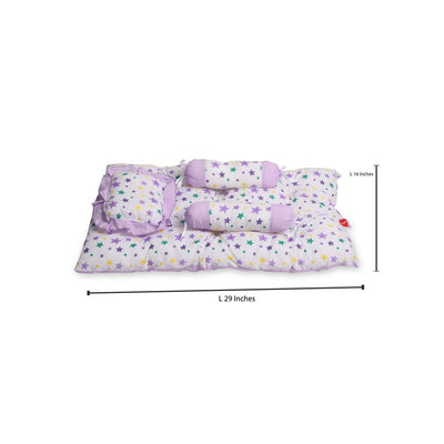 Joy Baby 4 Piece Bedding Set with Pillow and Bolsters