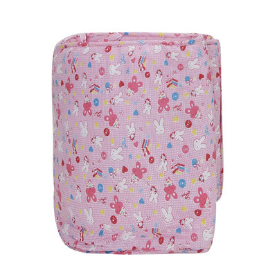 Baby Crib Bedding Bumper Bunny Print (Pink)