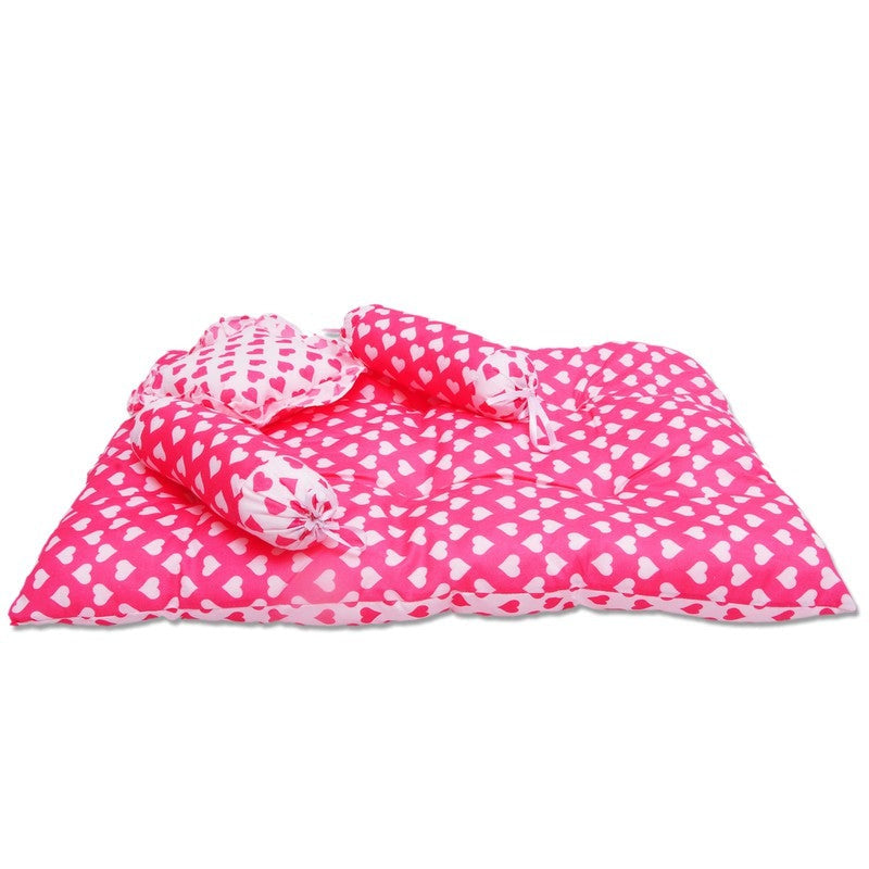 Rosy Baby Bedding Set with Pillow (Pink)