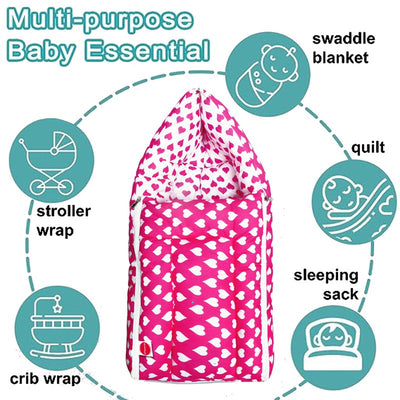 Rosy Baby Bedding Set with Pillow and Sleeping Bag Combo