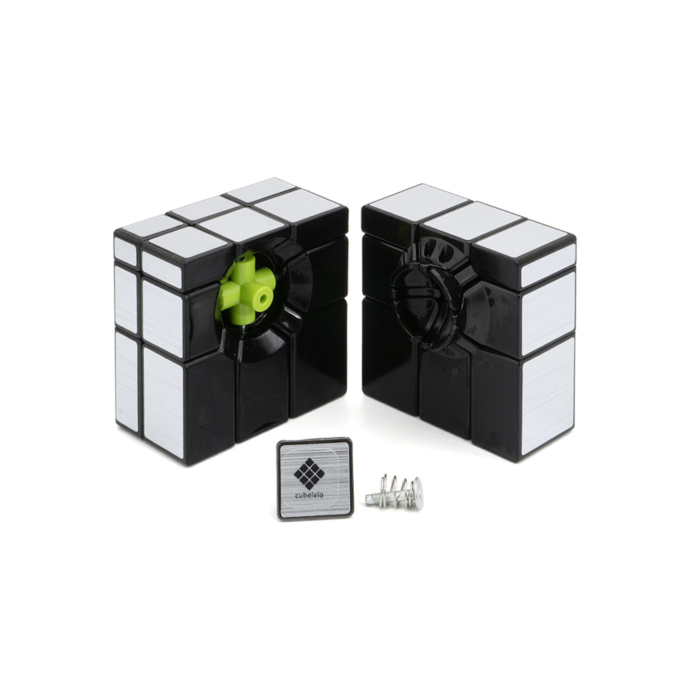 Drift 3x3 (Mirror Silver) Stickerless Magic Speed Cube for Kids & Adults Speedy Stress Buster Brainstorming Puzzle