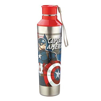 Original Licensed Elements Inner Steel Cartoon Bottle - Captain America