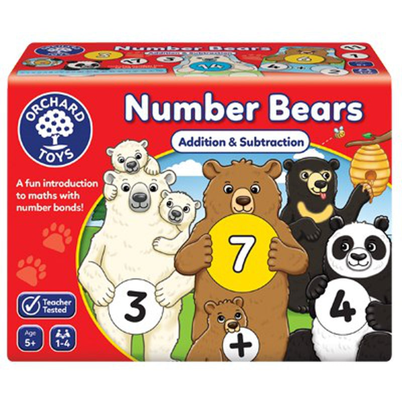 Number Bears Learning Activity Game