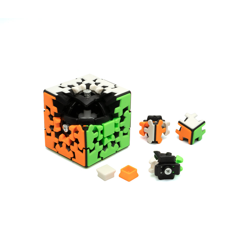 Drift Gear 3x3 Stickerless Cube Speed Cube Magic Cube Toy for Kids & Adults Magic Speedy Stress Buster Brainstorming Puzzles Cube (Multicolor)