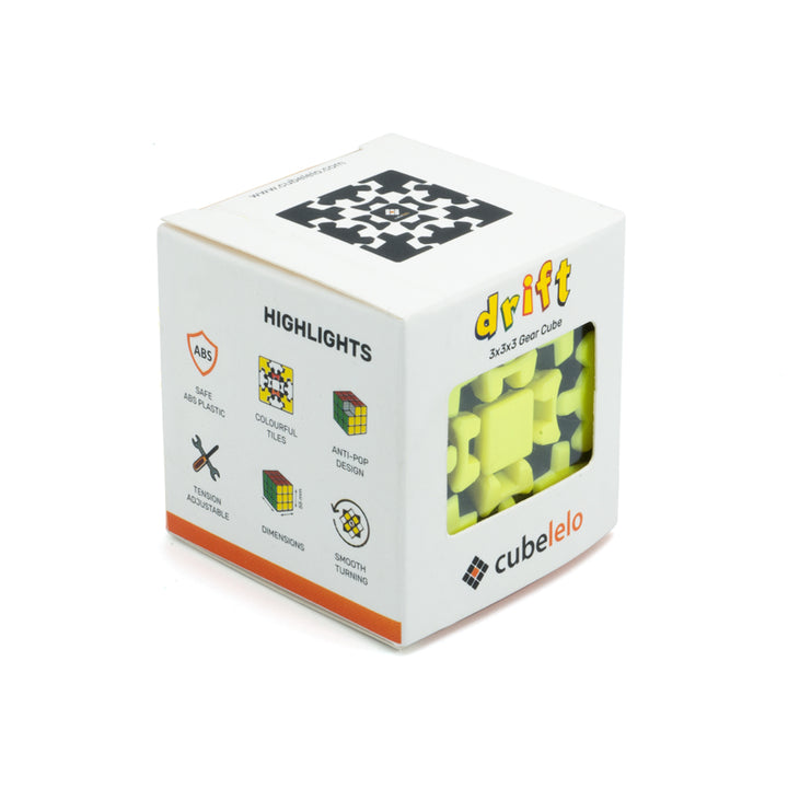 Drift Gear 3x3 Stickerless Cube Speed Cube Magic Cube Toy for Kids & Adults Magic Speedy Stress Buster Brainstorming Puzzles Cube (Multicolor)