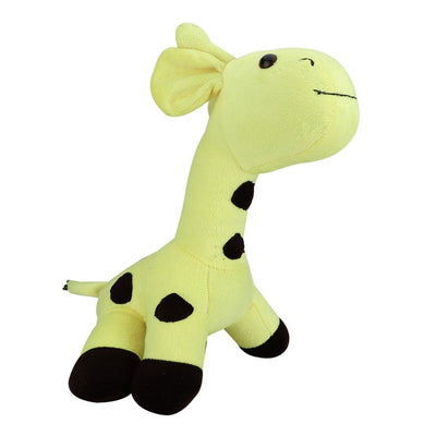 Giraffe shaped Soft Toy and Pillow (Yellow)