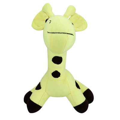 Giraffe shaped Soft Toy and Pillow (Yellow)