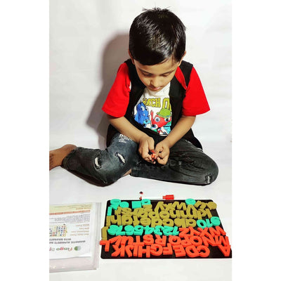 Kindersmart Combo (Magnetic Letters, Numbers, Shapes and Symbols with 3 in 1 Magnetic Board)