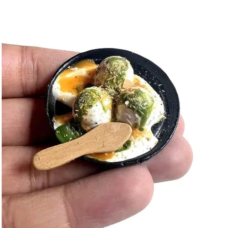 Dahi vada Miniature Food Fridge Magnet