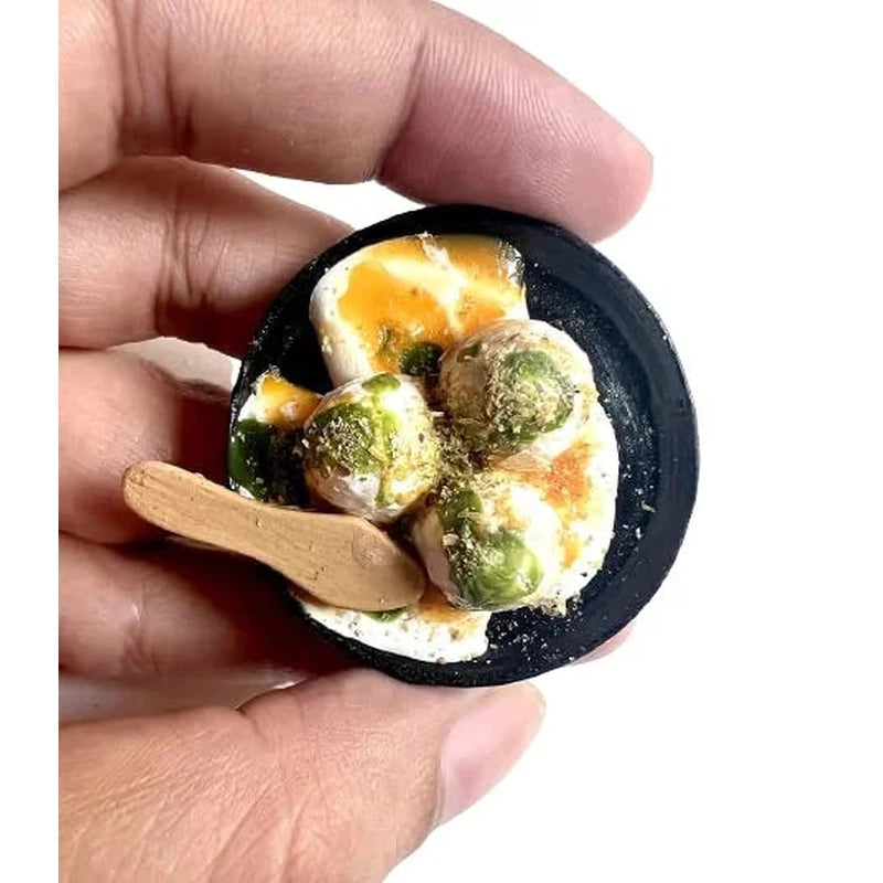 Dahi vada Miniature Food Fridge Magnet