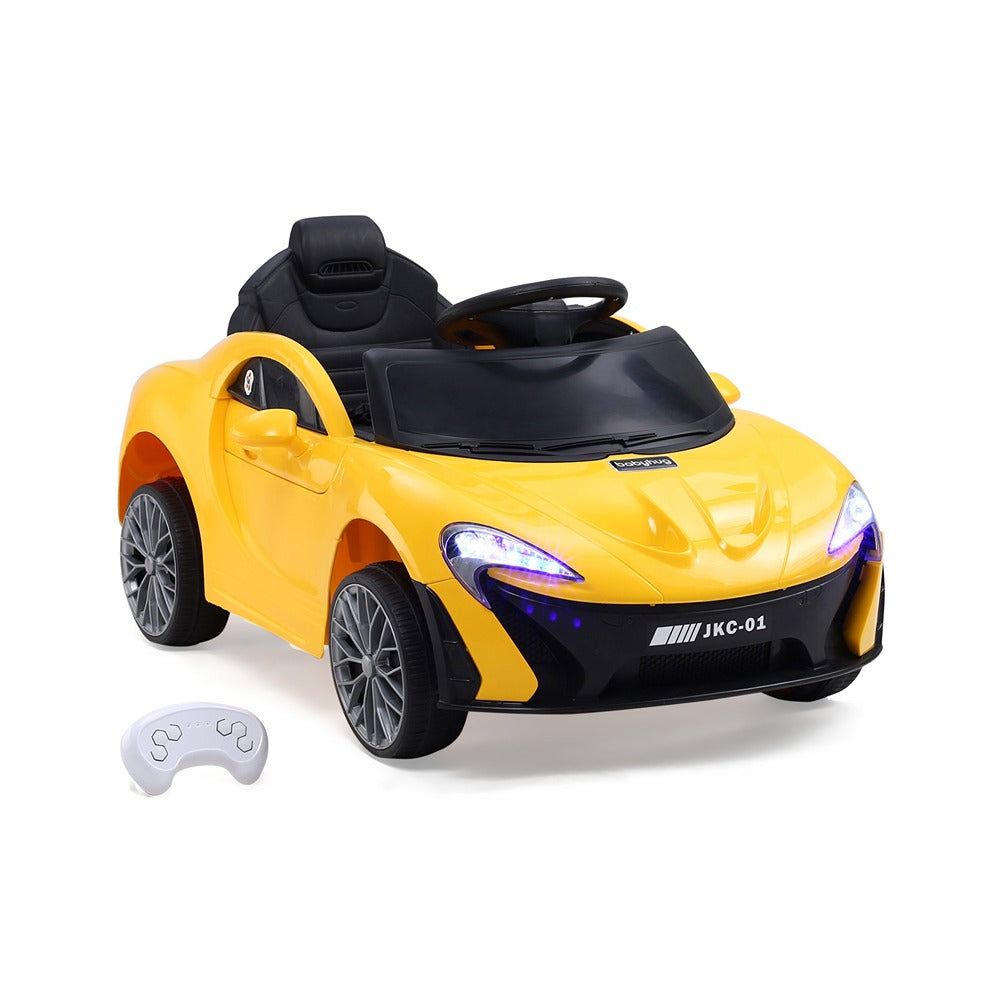 Ride-on Remote Controlled and Battery Operated Resembling Yellow JKC-01 Car | COD not Available