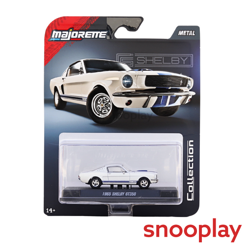 Majorette Original 1965 Shelby GT350 Licensed Diecast Car | 1:64 Scale (7 Years till Grown Ups)