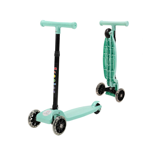 Tinyberg Kids Scooter with LED Wheels, Adjustable Height & Foot Brake | Vroom Vroom