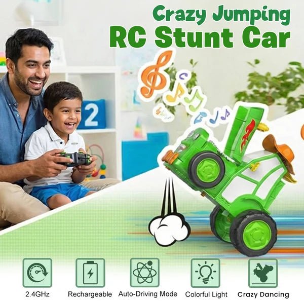Kidology Jumping RC Tractor Toy | Fun Interactive Farm Vehicle Toy for Kids