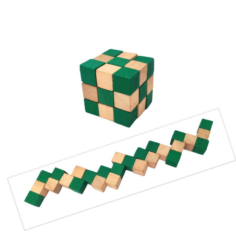 Snake Cube, Rubik Cube Challenge: A Mind-Twisting Puzzle for Kids and Adults