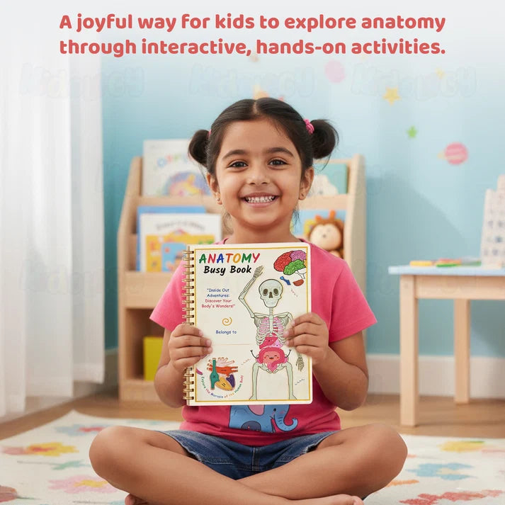 Kidology Human Anatomy Busy Book | Interactive Educational Learning Book