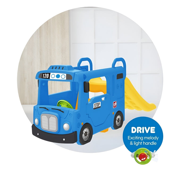 YAYA Blue Compact Bus Slide (1-6 Years)