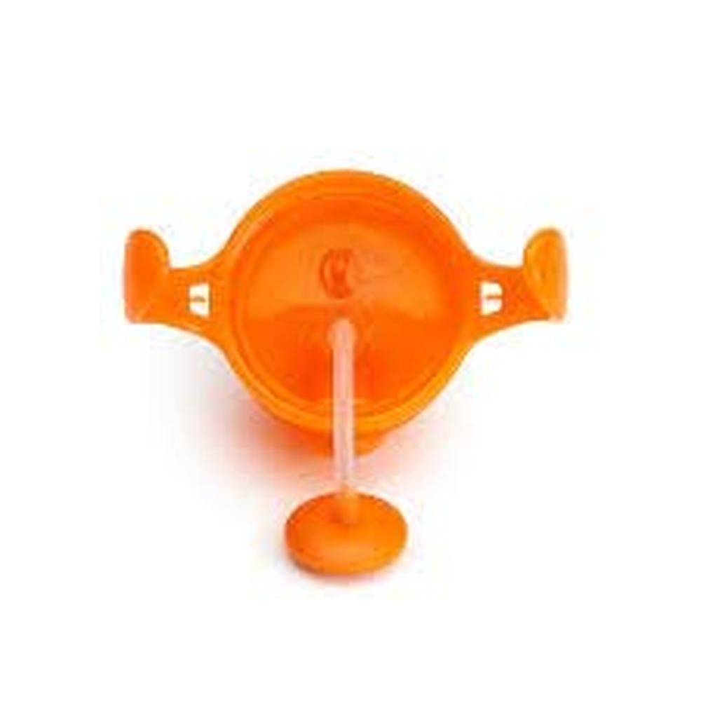 Munchkin Click Lock Tip & Sip Weighted Straw Cup- 207 ml (Orange) | Spill-Proof Sippy Cup for Babies