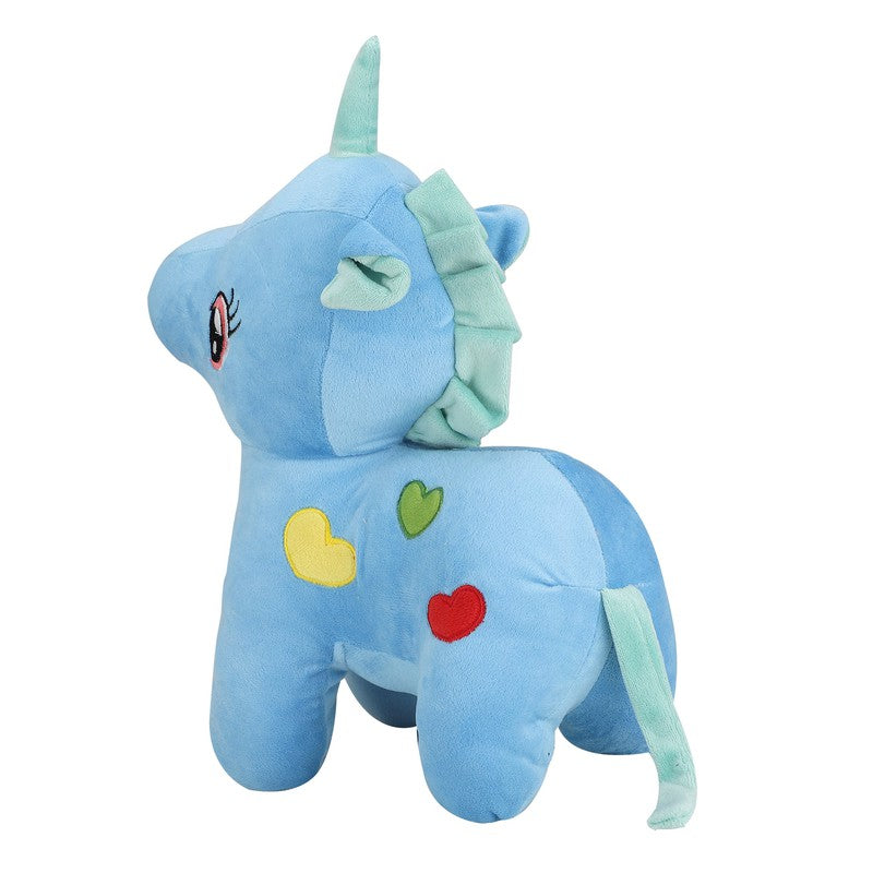 DearJoy Baby Unicorn Soft Toy and Plush Toy (Blue)