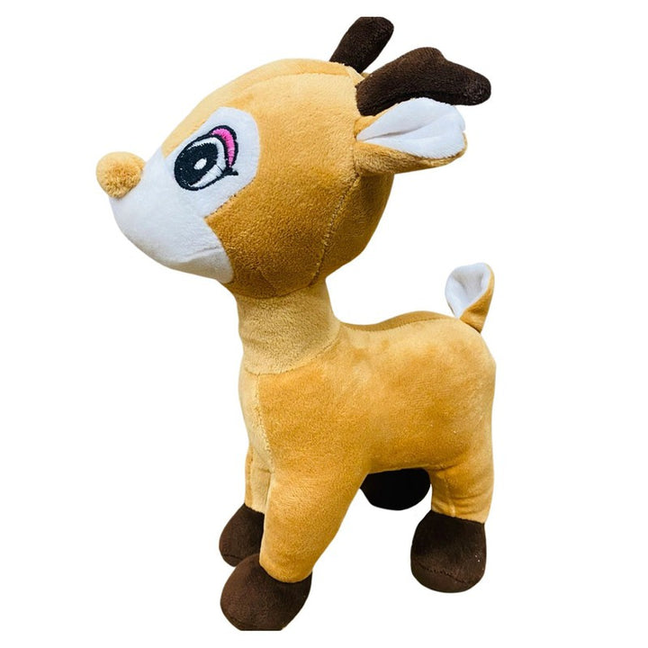 Baby Deer Shaped Soft Toy (Mustard) | Height 32 cm