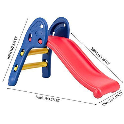 Baby Garden Foldable Slide for Kids (Red-Blue)