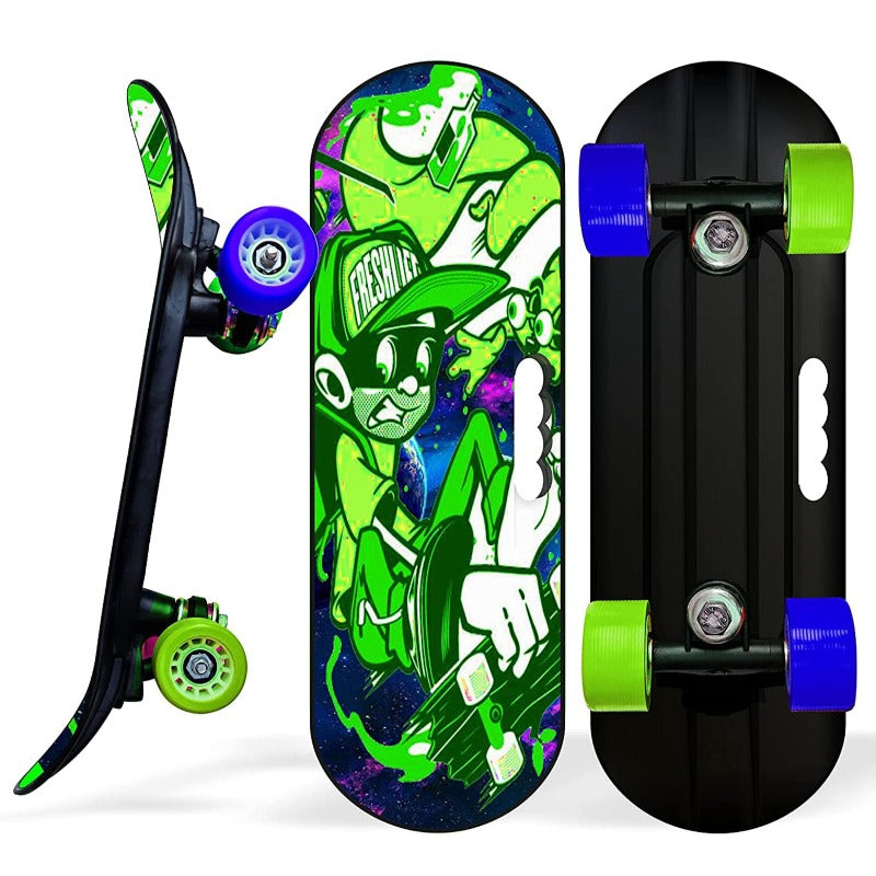 Kinder Junior Skateboard for Kids | Upto 7 Years | 18 inch x 6 inch Skateboard