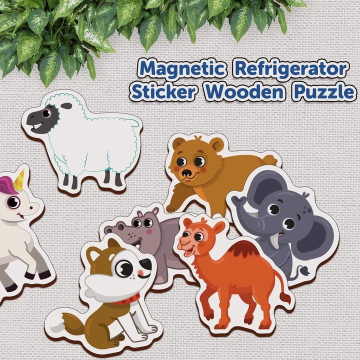 Animals Fridge Magnets Cut Outs (Set of 10)