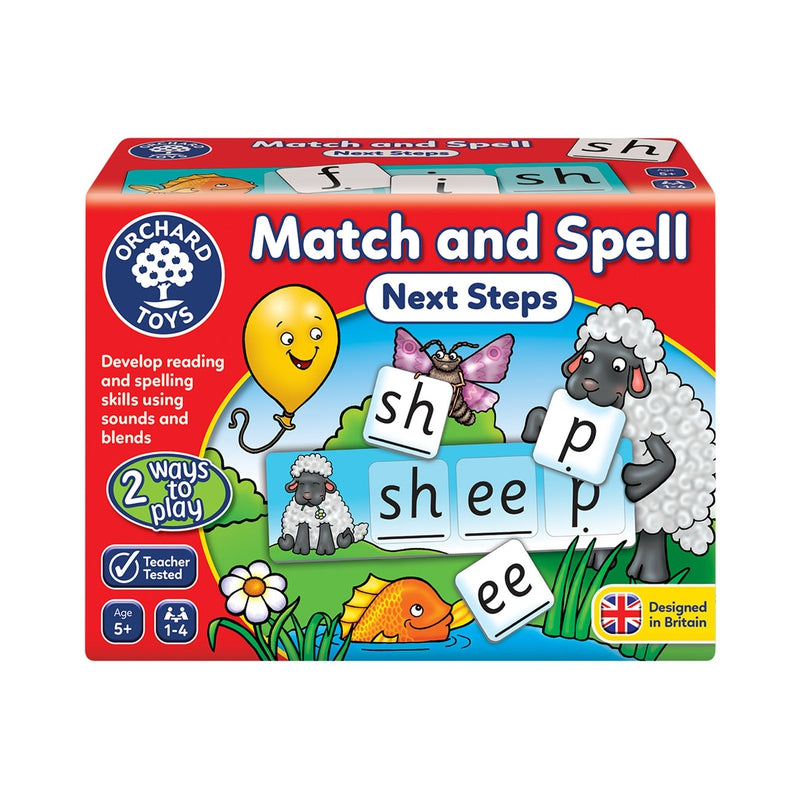 Match and Spell Next Steps - Educational Game