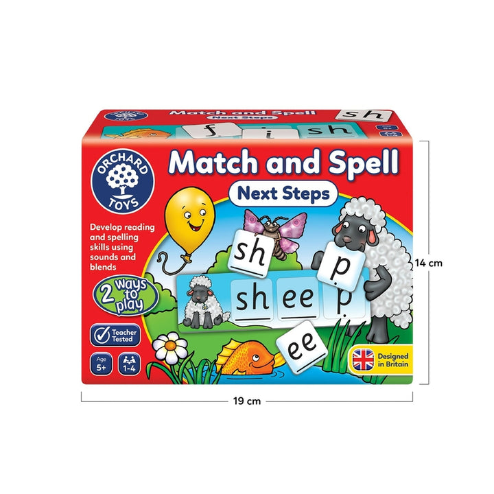 Match and Spell Next Steps - Educational Game