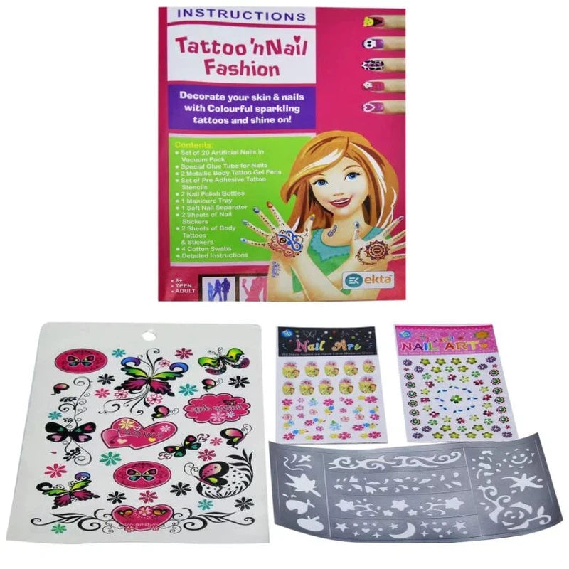 Tatto and Nail Fashion (Activity Kit) - GG