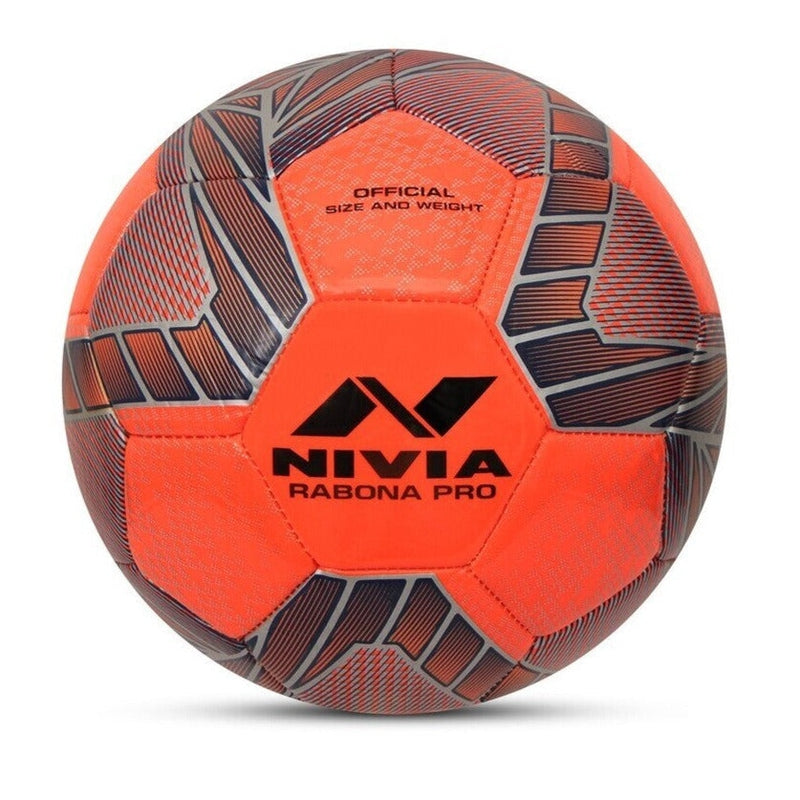 Nivia Football Size 5 (Red) - Rabona Pro (11-13 years)