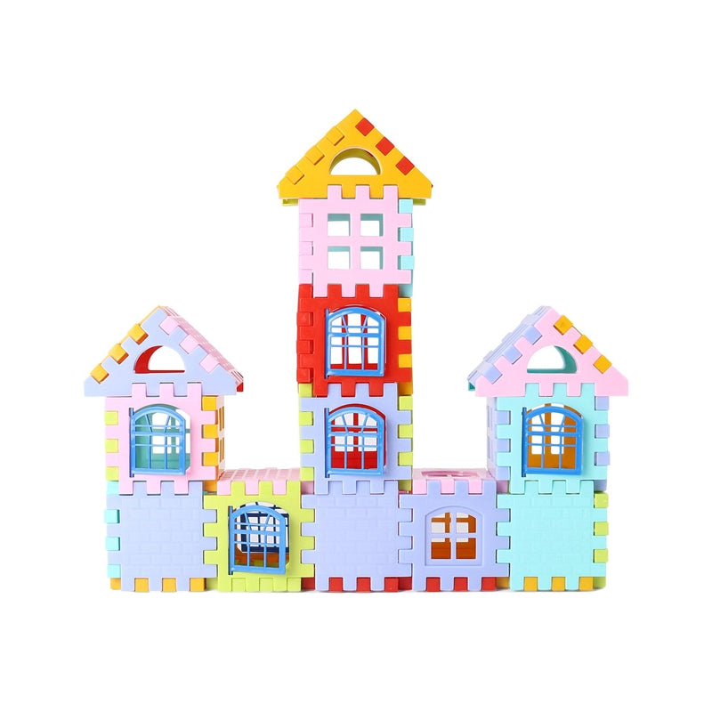 House Building Blocks (Set-2) 64 Pcs