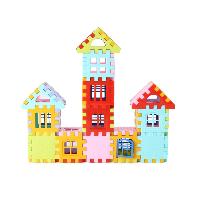 House Building Blocks (Set-2) 64 Pcs