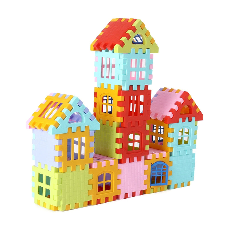 House Building Blocks (Set-2) 64 Pcs