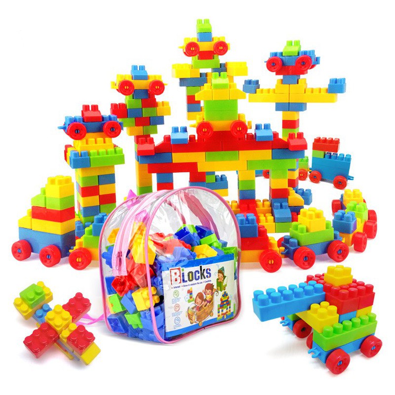 Building Blocks Toys for Kids | Educational and Learning Puzzle | 110 Pcs (Multicolor)