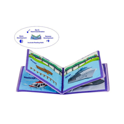 Transport Mini Cloth Book (English Educational Book)