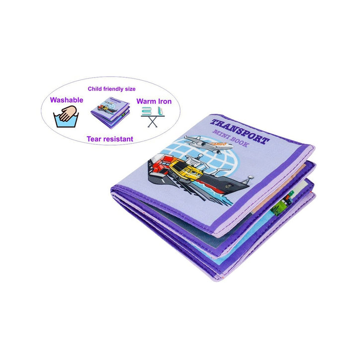 Transport Mini Cloth Book (English Educational Book)