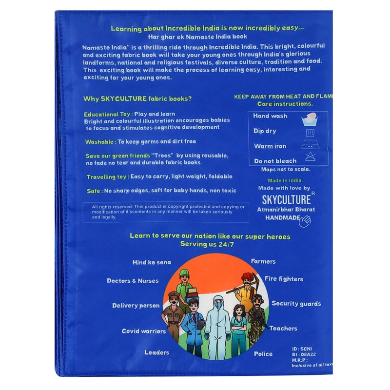 Namaste India Cloth Book (English Educational Book)