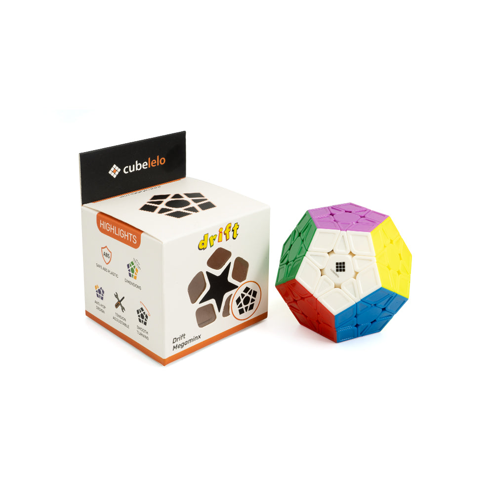 Drift Megaminx Stickerless Puzzle for Kids & Adults Speedy Stress Buster Brainstorming Cube