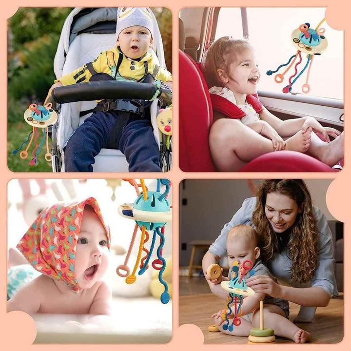 Kidology New Octopus Silicone Pulling Toy