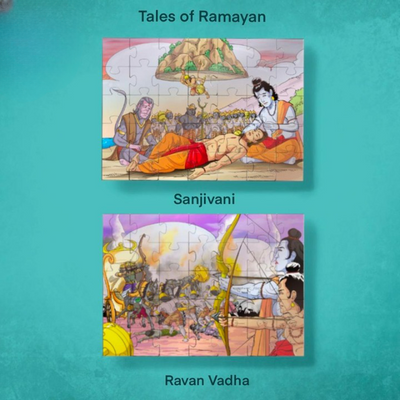 Ramayan Jigsaw Puzzle (Combo of 10) - Kumbhkarana and Shakti Worship